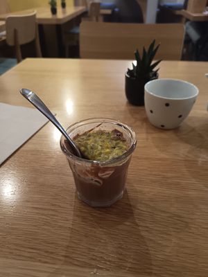 It doesn't look it, but it's very chocolatey at Harmonie Bowl & Juice in Strasbourg