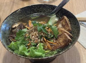 Noodle soup   at Harmonie Bowl & Juice in Strasbourg