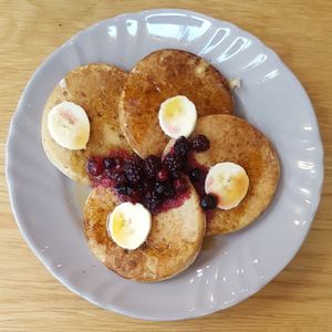 Pancakes at Harmonie Bowl & Juice in Strasbourg