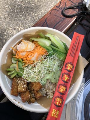 Tempeh Bowl at Harmonie Bowl & Juice in Strasbourg