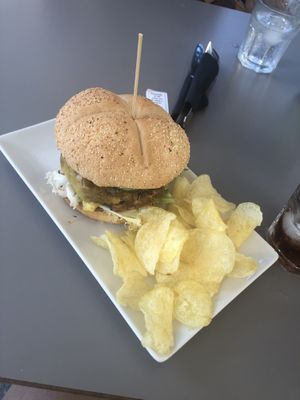 Cheeseburger  at Jardin Urbano in Valencia