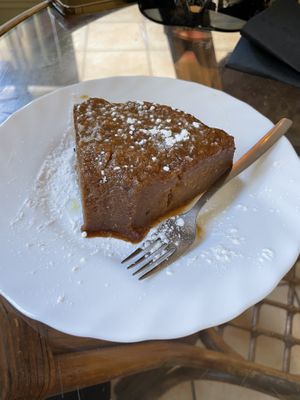 Flan  at Jardin Urbano in Valencia