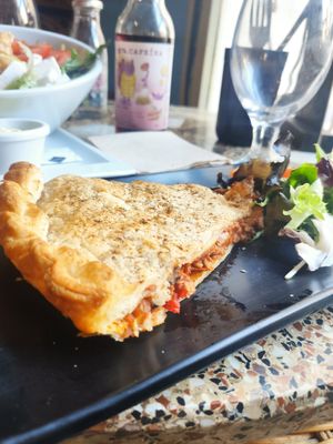 Empanada de vuna #Veganuary at Jardin Urbano in Valencia
