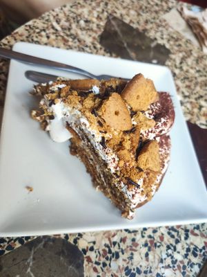 Tarta de la abuela #Veganuary at Jardin Urbano in Valencia