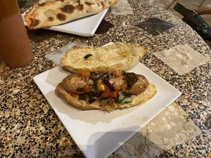 Choripan  at Jardin Urbano in Valencia