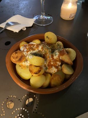  Patatas Bravas at Jardin Urbano in Valencia