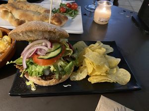  Pulled Beeflike Sandwich at Jardin Urbano in Valencia