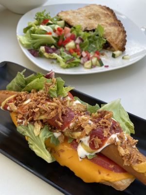 Vegan Hot Dog   at Jardin Urbano in Valencia