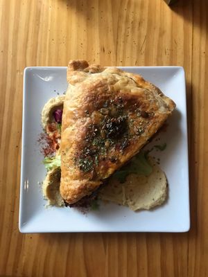 vegetable pie at Jardin Urbano in Valencia