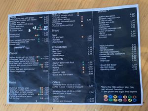 The worst designed layout I’ve ever seen. Has symbols, but doesn’t explain the symbols.  at Jardin Urbano in Valencia