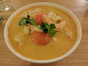 Tom kha at Loving Hut in West Melbourne