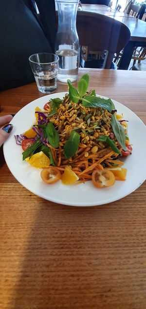 Burmese Salad at Loving Hut in West Melbourne