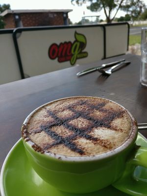 coffee at Oh My Greens in Melton South