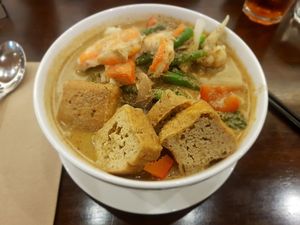 Kampong Laksa at Oh My Greens in Melton South