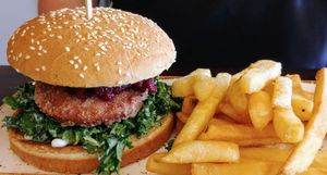 Pepp me up burger at Oh My Greens in Melton South