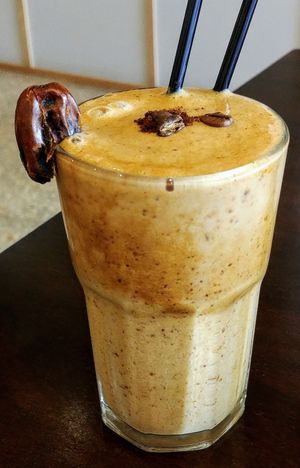 Coffee date smoothie at Oh My Greens in Melton South