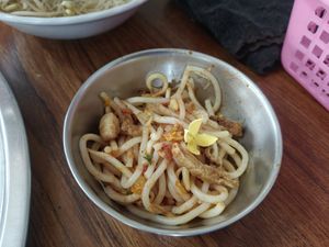 A pasta kind of salad at Chiang Mai Vegetarian Society in Chiang Mai