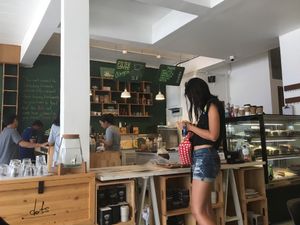 Counter  at Dots Coffee in Koh Phangan