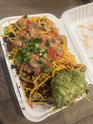 Vegan Nachos   at Mojos Tacos in St Augustine