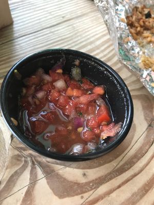 Salsa  at Mojos Tacos in St Augustine