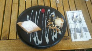 Veganer Apfelstrudel at GUT LEBEN am Morstein in Westhofen