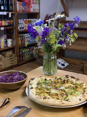 The blonde one at Feed the Soul in Cerne Abbas