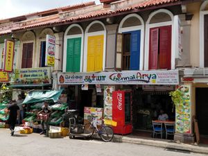 Restaurant street view at Arya Restaurant in Central Singapore