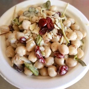 Garbanzo Cran-Sprout Salad at Rachel's Cool Beans Cafe in Anacortes