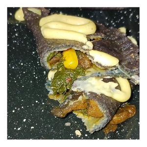 Empanadas Popeyes at Capuchino Cafe in La Paz