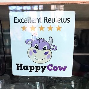 Excellence Decal  at Capuchino Cafe in La Paz