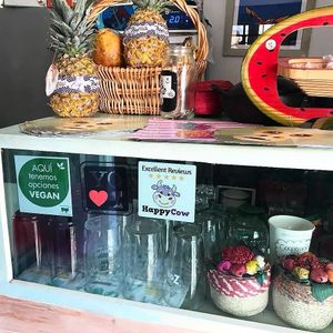 Excellence Decal  at Capuchino Cafe in La Paz