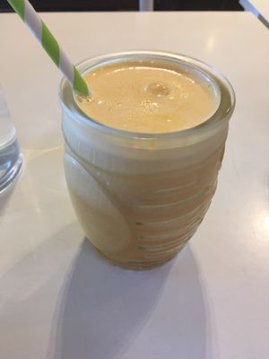 Fresh orange juice  at Platform 1 Cafe in Ormond