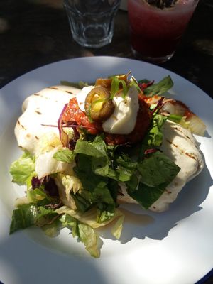 Plantbased burrito at Amigos Mexican Grill in Cromwell