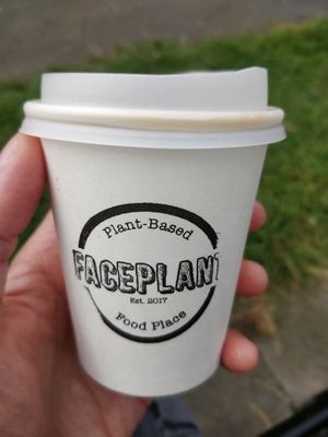 Takeaway coffee ☕️ at FacePlant Foods in Edinburgh