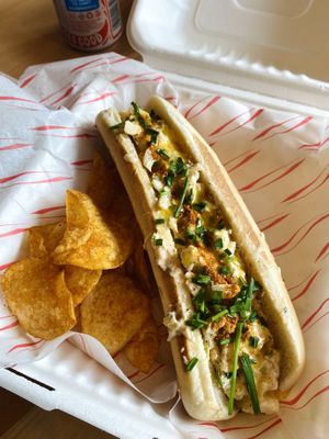 ‘Lobster’ roll  at FacePlant Foods in Edinburgh