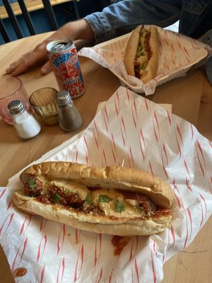 Meatball subs  at FacePlant Foods in Edinburgh