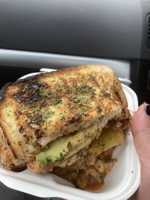 I think this is a tuna melt which is my fave toastie!  at FacePlant Foods in Edinburgh