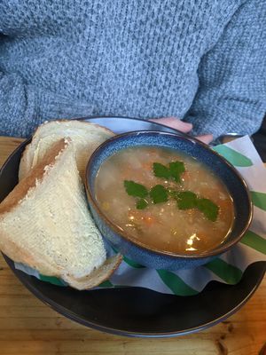 Scotch broth at FacePlant Foods in Edinburgh