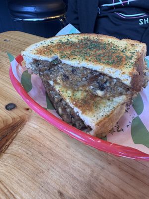 Haggis toastie    at FacePlant Foods in Edinburgh