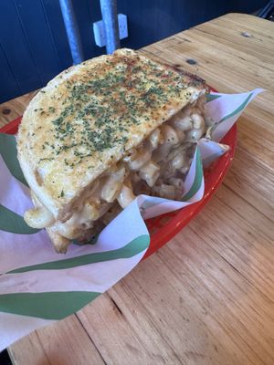 Mac cheese toastie   at FacePlant Foods in Edinburgh
