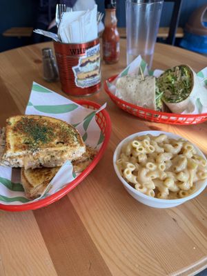 Tuna melt, Mac n cheese, chicken Caesar wrap  at FacePlant Foods in Edinburgh