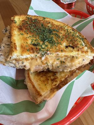 Tuna melt  at FacePlant Foods in Edinburgh