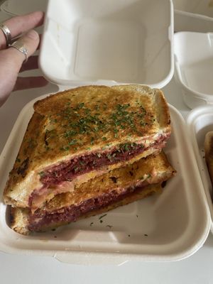 Reuben toastie  at FacePlant Foods in Edinburgh