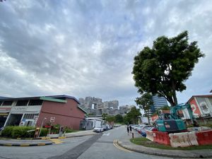 Carpark  at Lucky Vegetarian 宏运素食 in Central Singapore