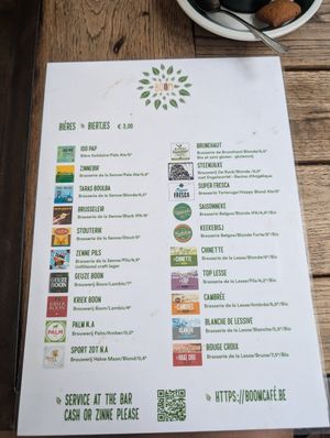  at Boom Cafe in Brussels