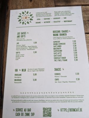  at Boom Cafe in Brussels