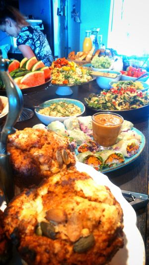 monthly vegan brunch at Starfish Deli in Antwerpen