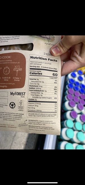 Mycelium bacon nutrition facts   at Gibson's Fresh Grocer in Ruston