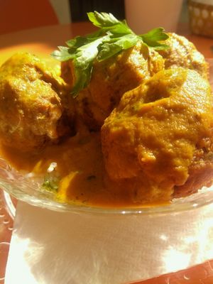 Vegan Meatballs at Anchoita del Pana in Malaga