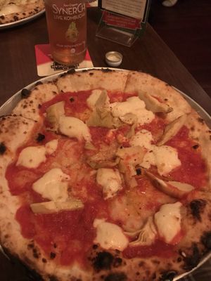 Vegan cheese and artichoke  at The Franciscan Well Brewery in Cork